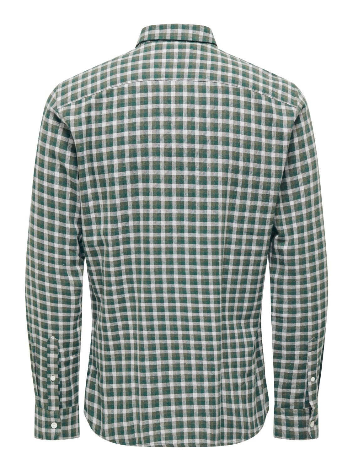 Flanel geruit overhemd heren hot sale