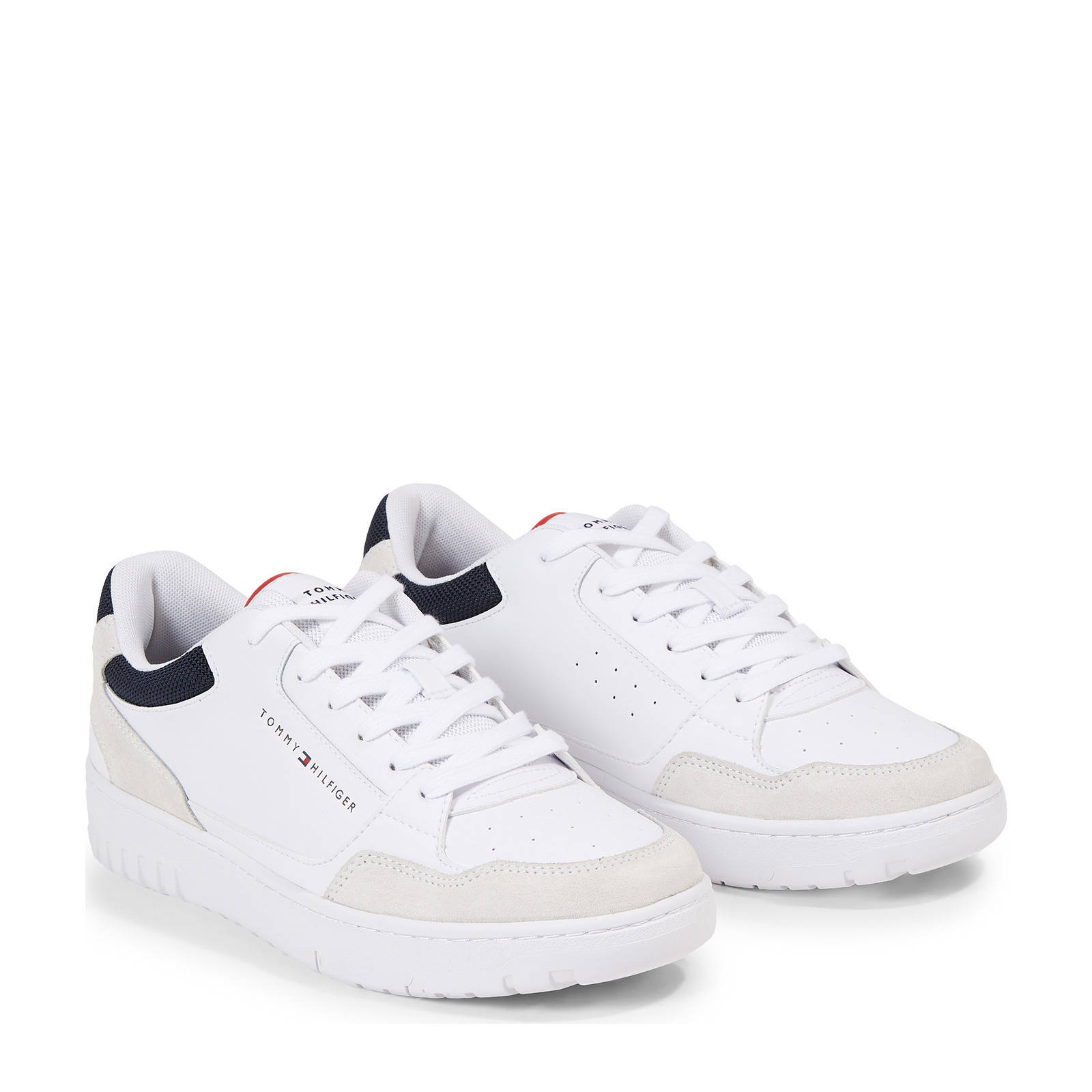 Witte sneakers tommy discount hilfiger