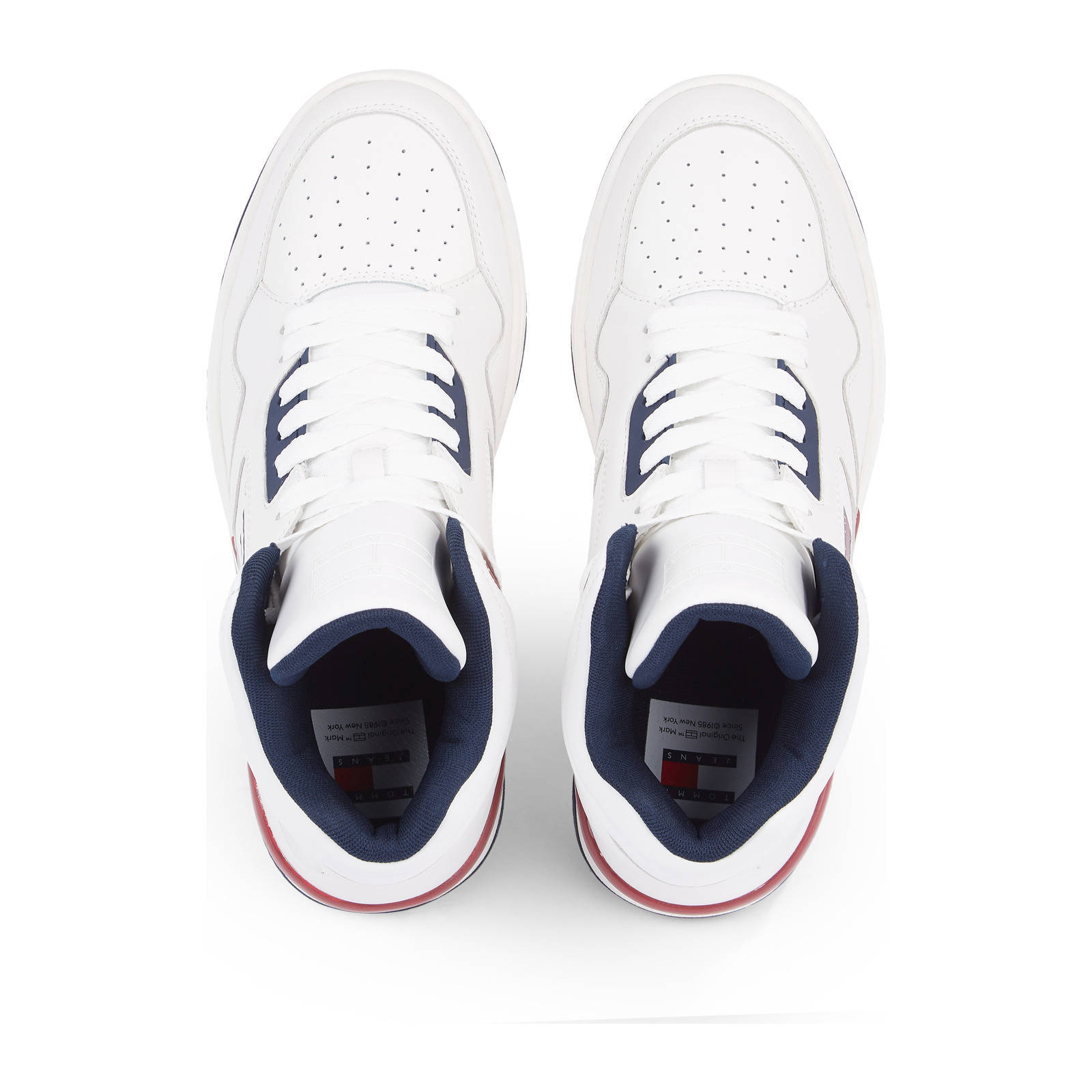 Leren discount sneakers wit