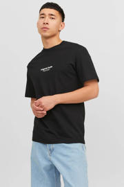 thumbnail: JACK & JONES ORIGINALS oversized T-shirt JORVESTERBRO met printopdruk zwart
