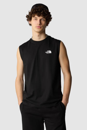   sport singlet Simple Dome zwart