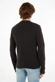 thumbnail: CALVIN KLEIN JEANS longsleeve Waffle zwart