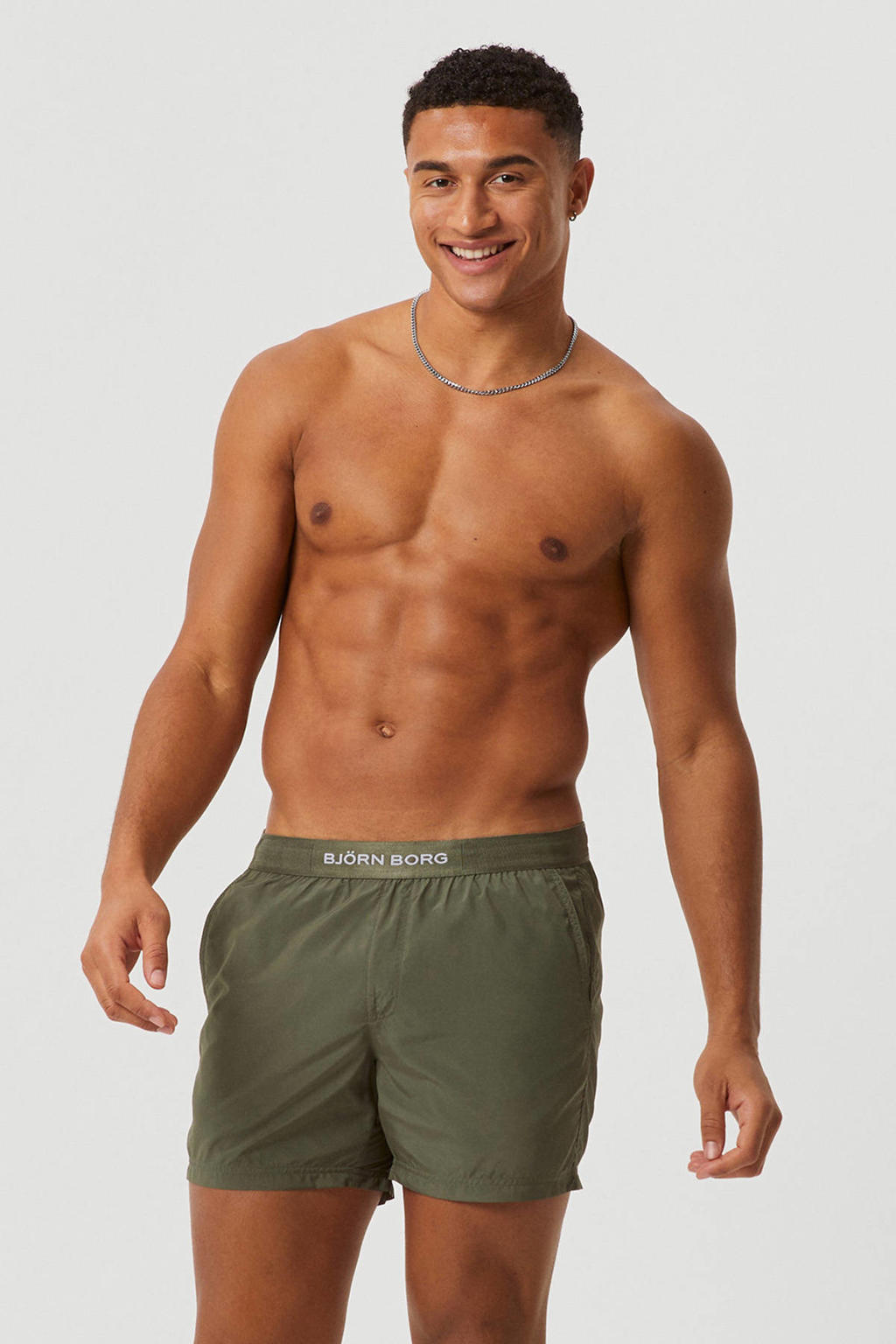 Björn Borg PREMIUM zwemshort kakigroen