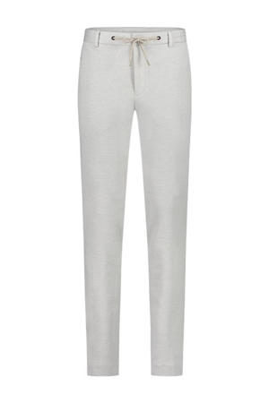 gemêleerde regular fit chino stone