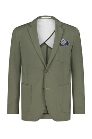 slim fit colbert groen