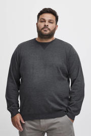 thumbnail: Blend Big gemêleerde gebreide trui Plus Size black