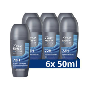 Clean Comfort anti-transpirant deodorant roller - 6 x 50 ml