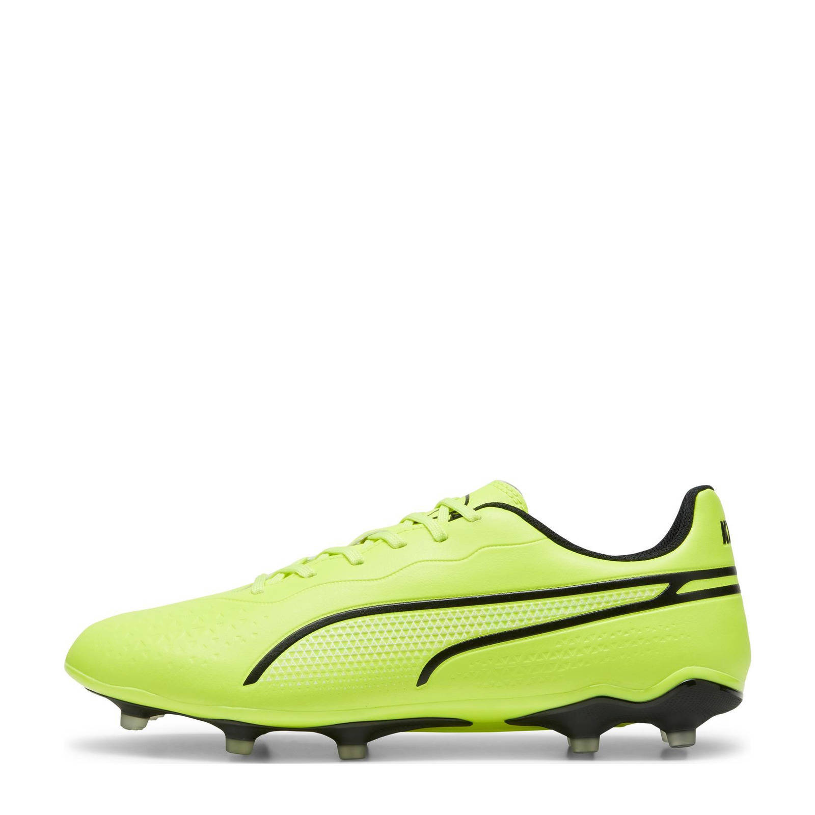 Puma King Match senior voetbalschoenen geel zwart Union River