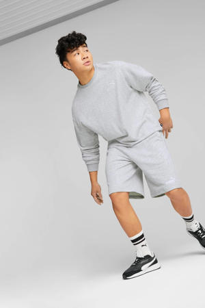 sweater+short lichtgrijs