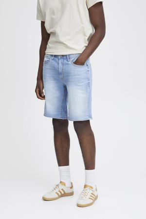 regular fit short BHTWISTER denim light bleach blue