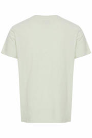 thumbnail: Blend regular fit T-shirt met printopdruk lichtgroen