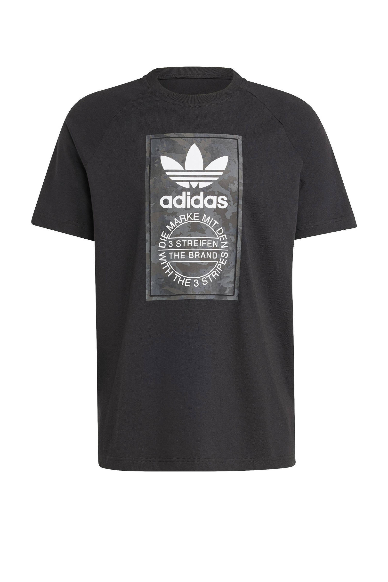 Adidas shirt zwart online