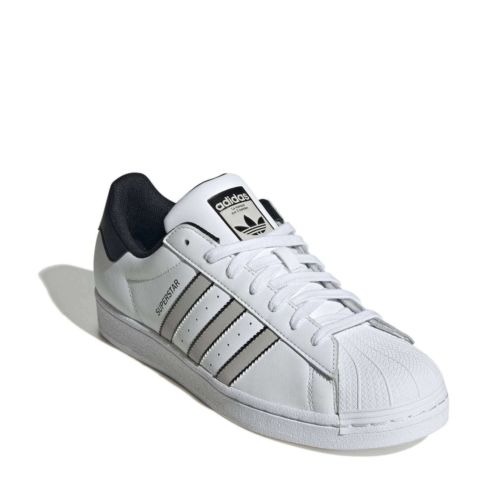 adidas Originals Superstar sneakers wit zwart grijs Union River