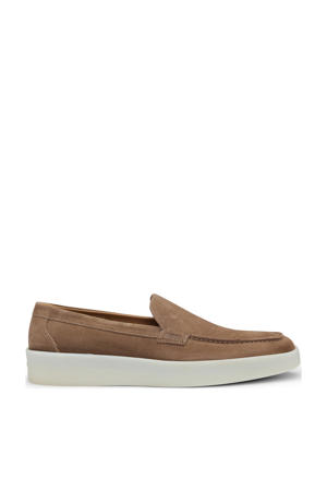   suède loafers beige