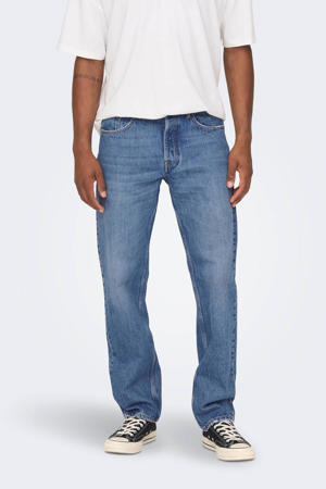 straight leg jeans ONSEDGE medium blue denim