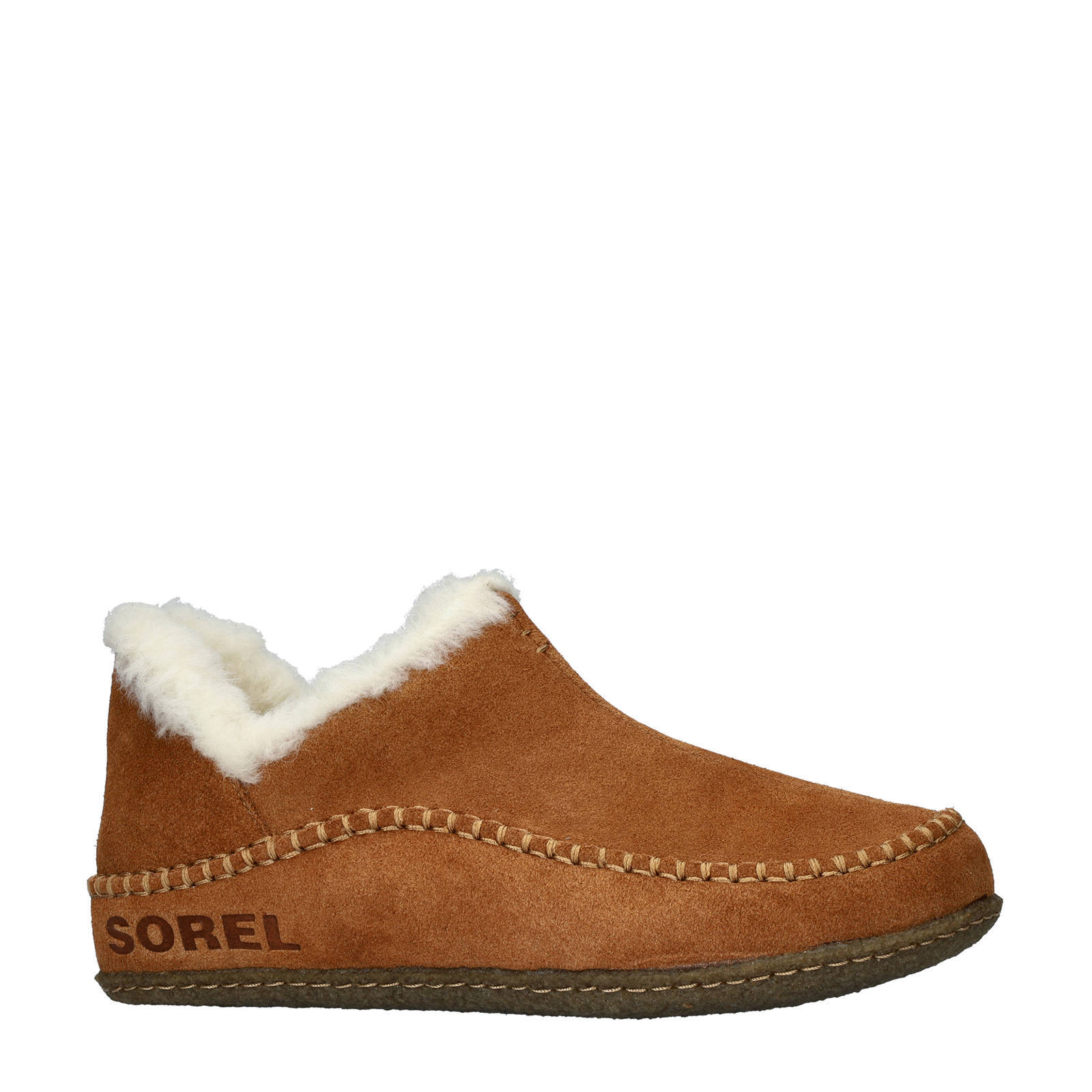 Sorel suede pantoffels cognac Union River