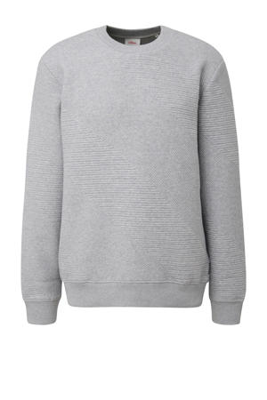 gemêleerde sweater grijs melange