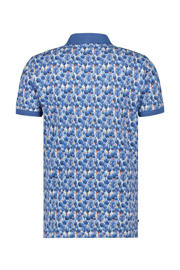 thumbnail: Blauwe heren A fish named Fred polo jeans blue met korte mouwen en klassieke kraag