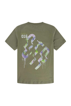 slim fit T-shirt Generation met backprint mermaid