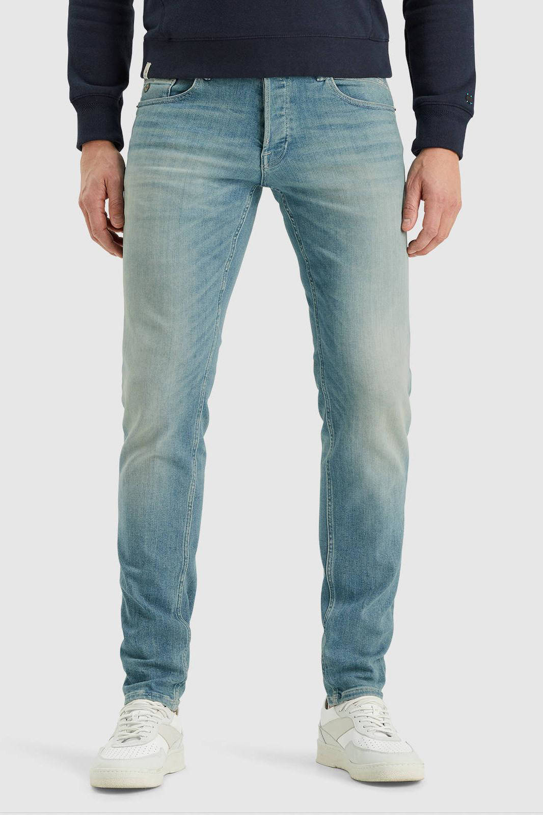 tapered fit jeans SHIFTBACK TAPERED FADED GREEN TONE blauw