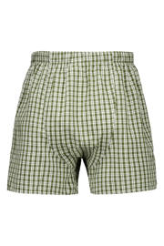 thumbnail: America Today wijde boxershort Thomas olijfgroen/wit