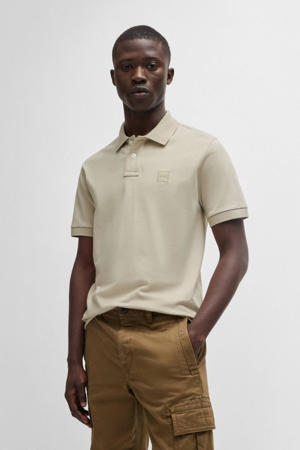 regular fit polo PASSENGER open beige