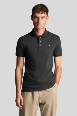 regular fit polo met logo gunmetal