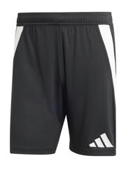thumbnail: Zwart en witte heren adidas Performance Senior Juventus FC voetbalshort van polyester met regular fit en elastische tailleband met koord