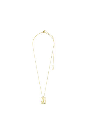 gold plated ketting Love Tag Mom
