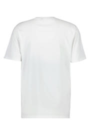 thumbnail: Witte heren America Today regular fit T-shirt van biologisch katoen met effen, korte mouwen en ronde hals