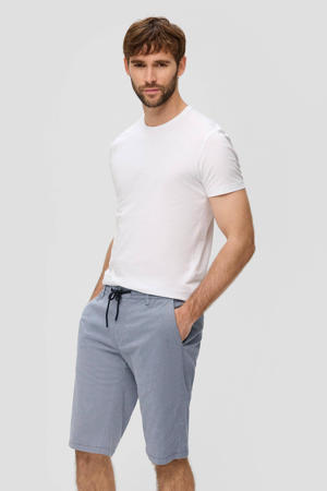 regular fit short grijsblauw