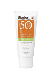thumbnail: Biodermal Matterende zonnefluïde gezicht - SPF50+ - 40 ml
