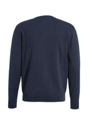 thumbnail: anytime trui met V-hals marineblauw