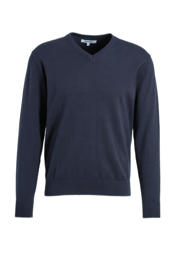 thumbnail: anytime trui met V-hals marineblauw