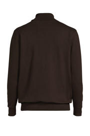 thumbnail: Donkerblauwe heren anytime coltrui van viscose met effen en lange mouwen