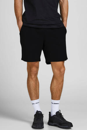 regular fit sweatshort JPSTGORDON zwart