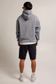 thumbnail: America Today hoodie Sen hood met printopdruk washed blue