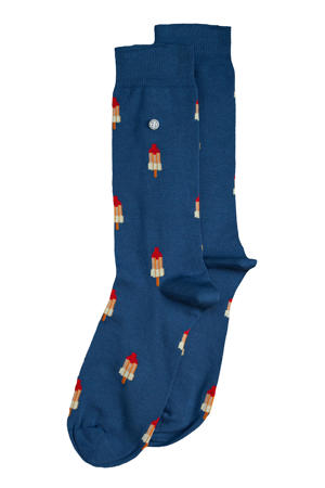 sokken Raketjes blauw