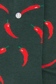 thumbnail: Alfredo Gonzales sokken Red Peppers donkergroen