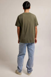 thumbnail: America Today T-shirt Ezra met printopdruk olive