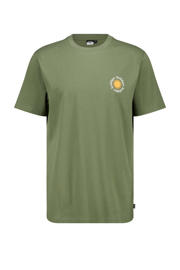 thumbnail: America Today T-shirt Ezra met printopdruk olive