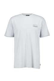 thumbnail: Lichtblauwe heren America Today T-shirt Ezra van katoen met printopdruk, korte mouwen en ronde hals