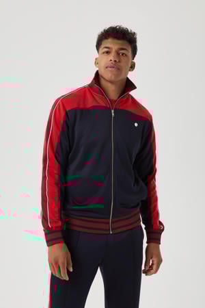 trainingsjack Ace Retro donkerblauw/rood