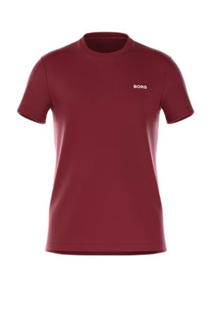 sportshirt Essential 4 donkerrood