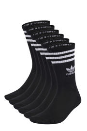 thumbnail: adidas Originals   sportsokken -set van 6 zwart/wit