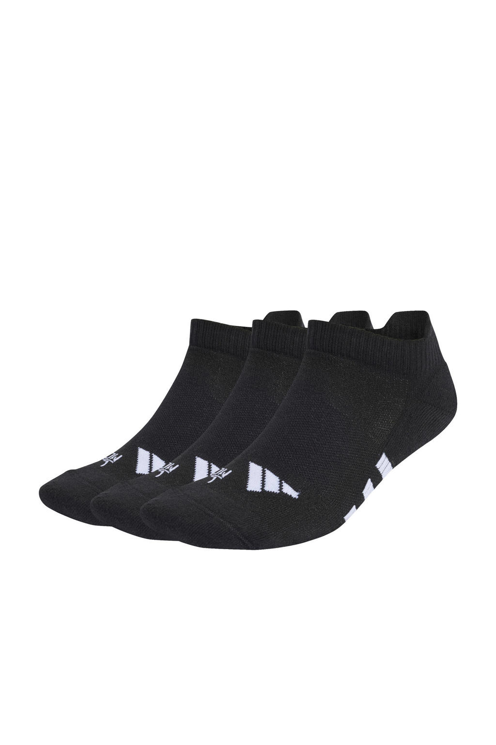 adidas Performance Senior  sportsokken - set van 3 zwart