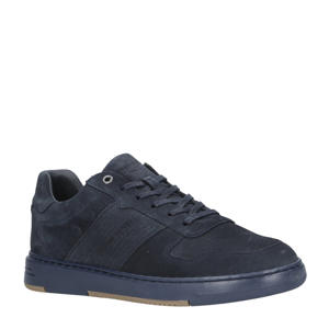   suède sneakers donkerblauw