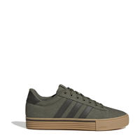 thumbnail: Olijfgroen en donkergroene unisex adidas Sportswear Daily 4.0 sneakers gum van imitatieleer/voering: mesh/voetbed:: eva met veters en effen