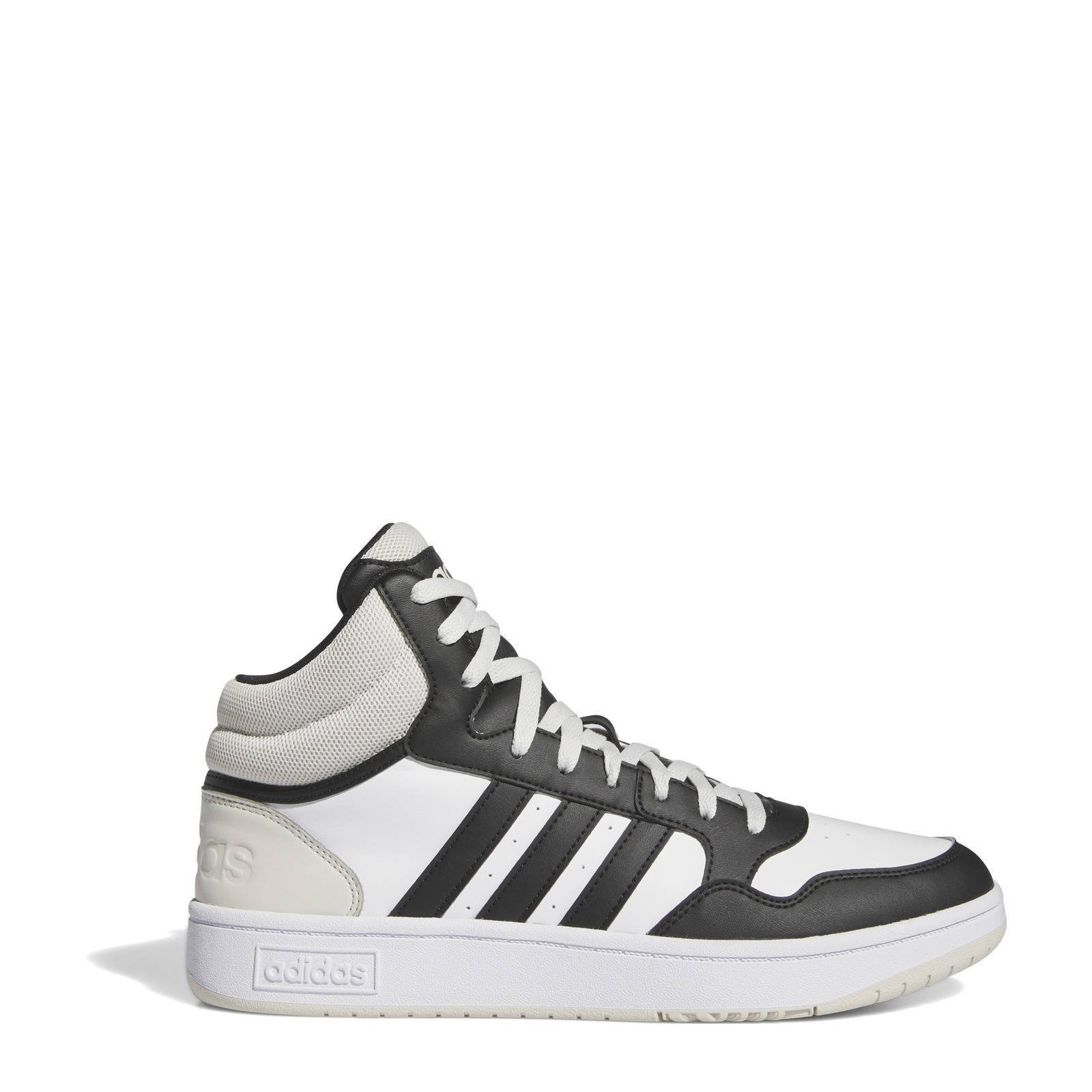 Hoops Mid 3.0 sneakers wit zwart grijs