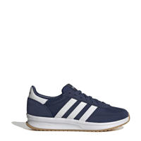 thumbnail: Donkerblauw en witte heren adidas Sportswear Run 70s 2.0 sneakers van mesh-suède/voering: mesh/voetbed: eva met veters